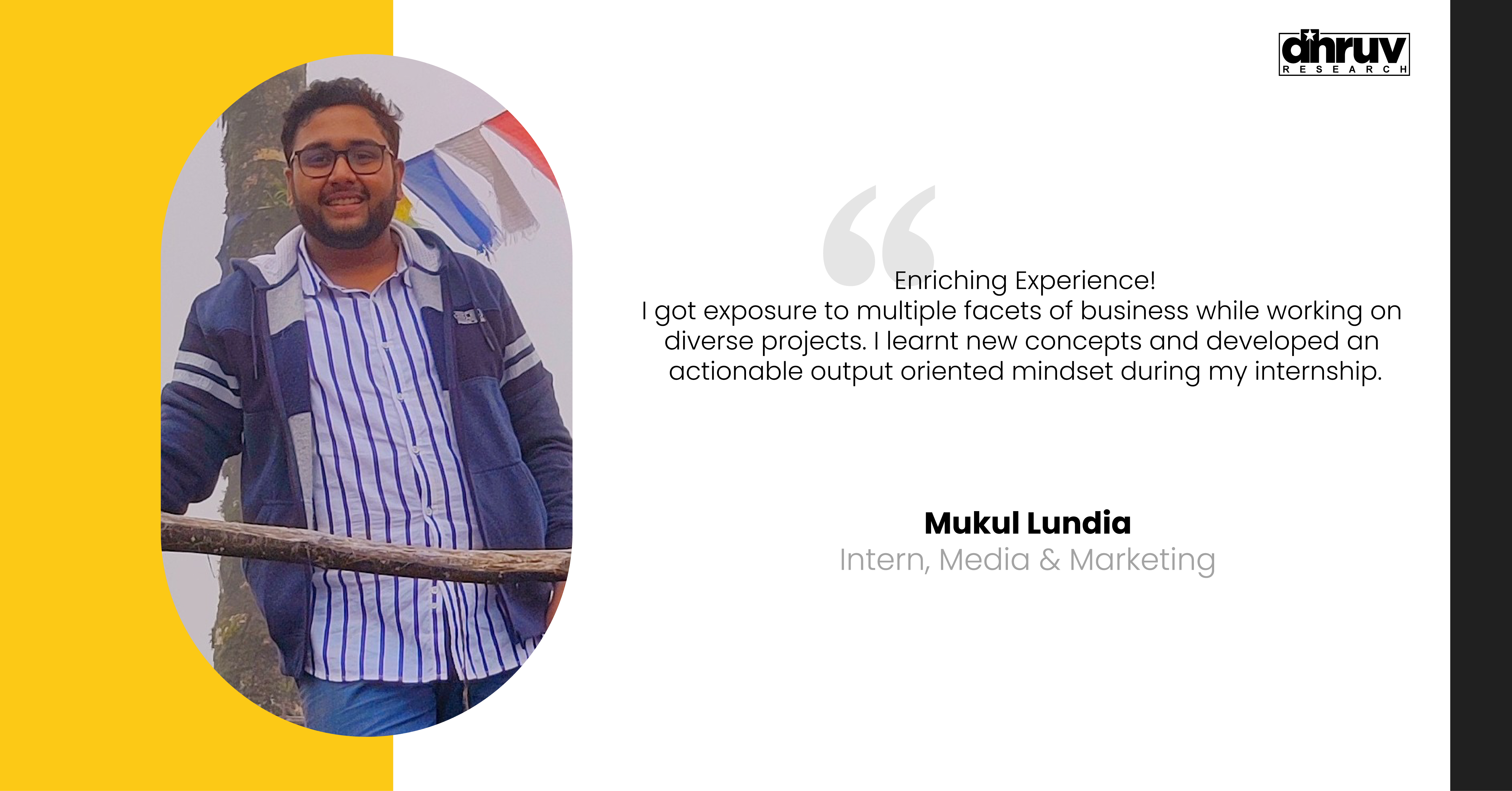 Employee Testimonial, Life at Dhruv Research, Dhruv Jobs